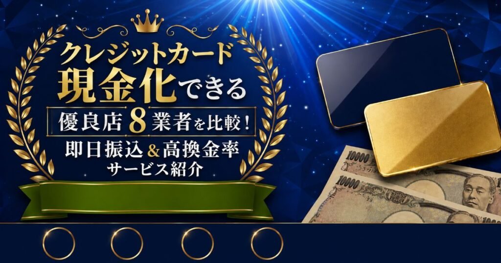 クレジットカード現金化優良店比較